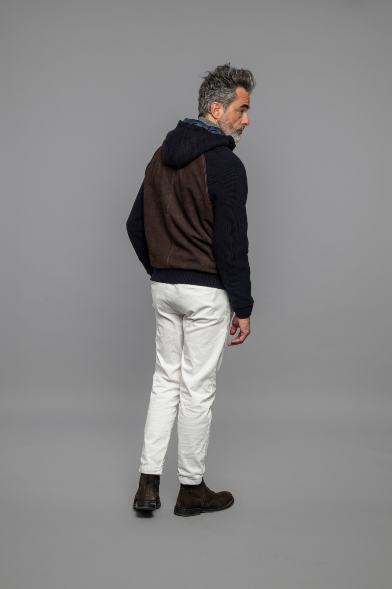 Doris Knit Leather Jacket-The Jack Leathers-Boyds Philadelphia