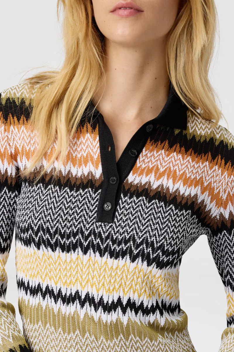 Chevron Knit Polo-Missoni-Boyds Philadelphia