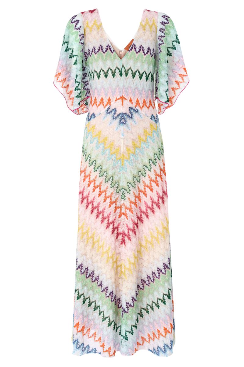 Zigzag Lamé Dress by Missoni