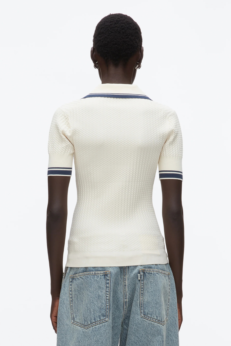 Textured Rib Fitted Polo-3.1 Phillip Lim-Boyds Philadelphia