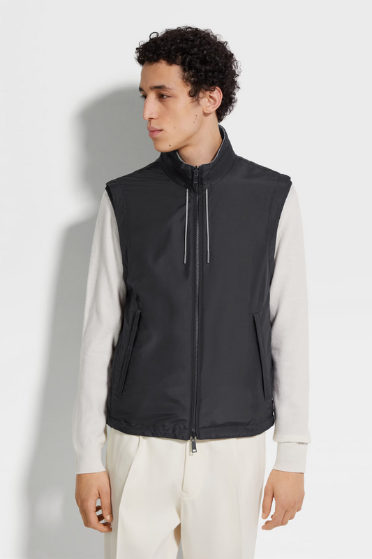 Microfiber Reversible Brezza Vest-Zegna-Boyds Philadelphia