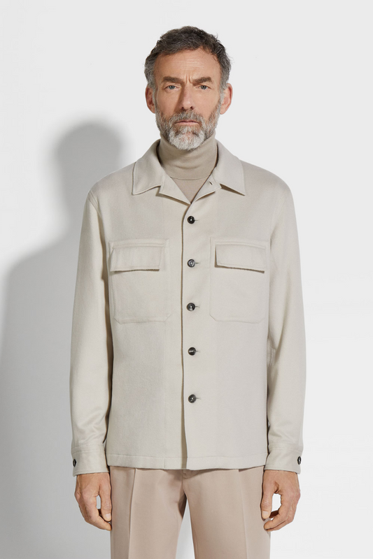 Oasi Cashmere Alba Overshirt-Zegna-Boyds Philadelphia