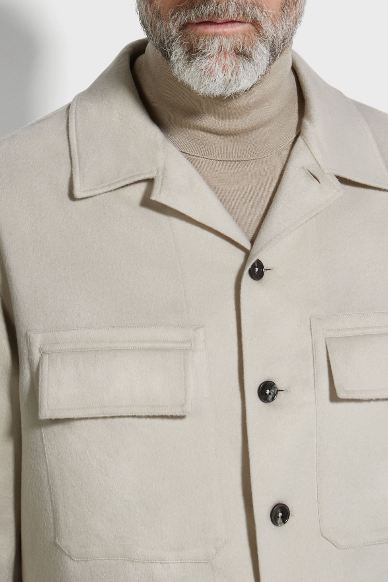 Oasi Cashmere Alba Overshirt-Zegna-Boyds Philadelphia