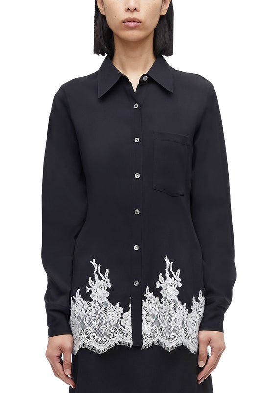 Lace Trim Shirt-3.1 Phillip Lim-Boyds Philadelphia