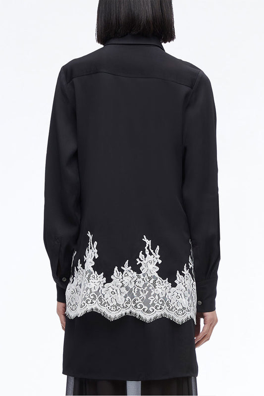 Lace Trim Shirt-3.1 Phillip Lim-Boyds Philadelphia