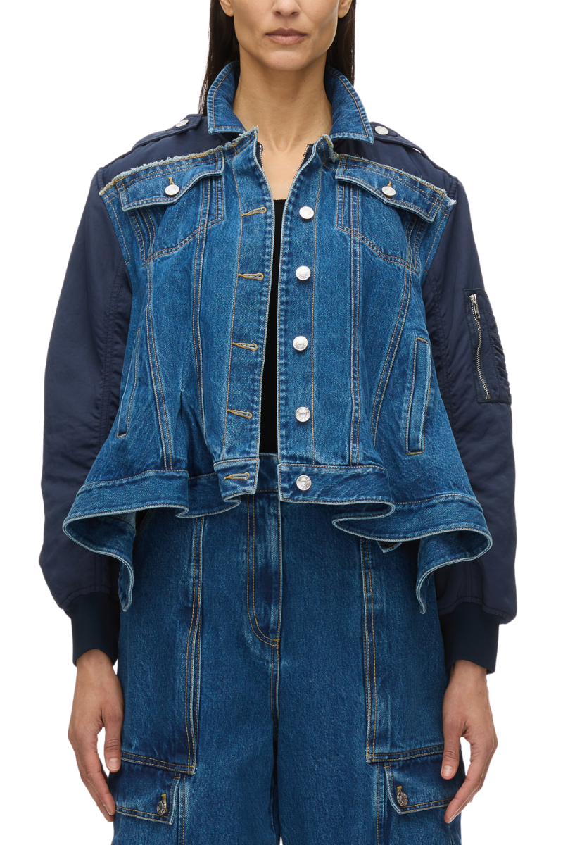 Hybrid Denim Flight Jacket by 3.1 Phillip Lim Boyds