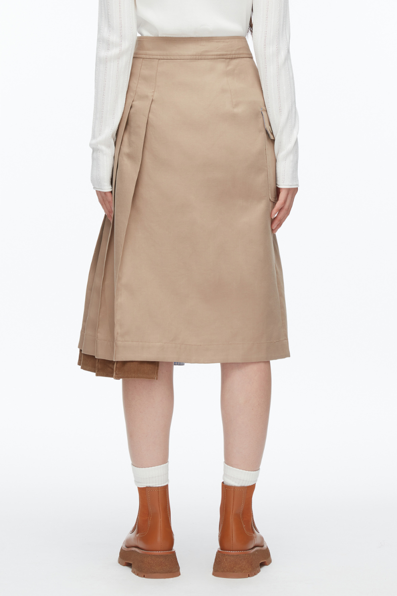 Pleated Zip Utility Skirt-3.1 Phillip Lim-Boyds Philadelphia