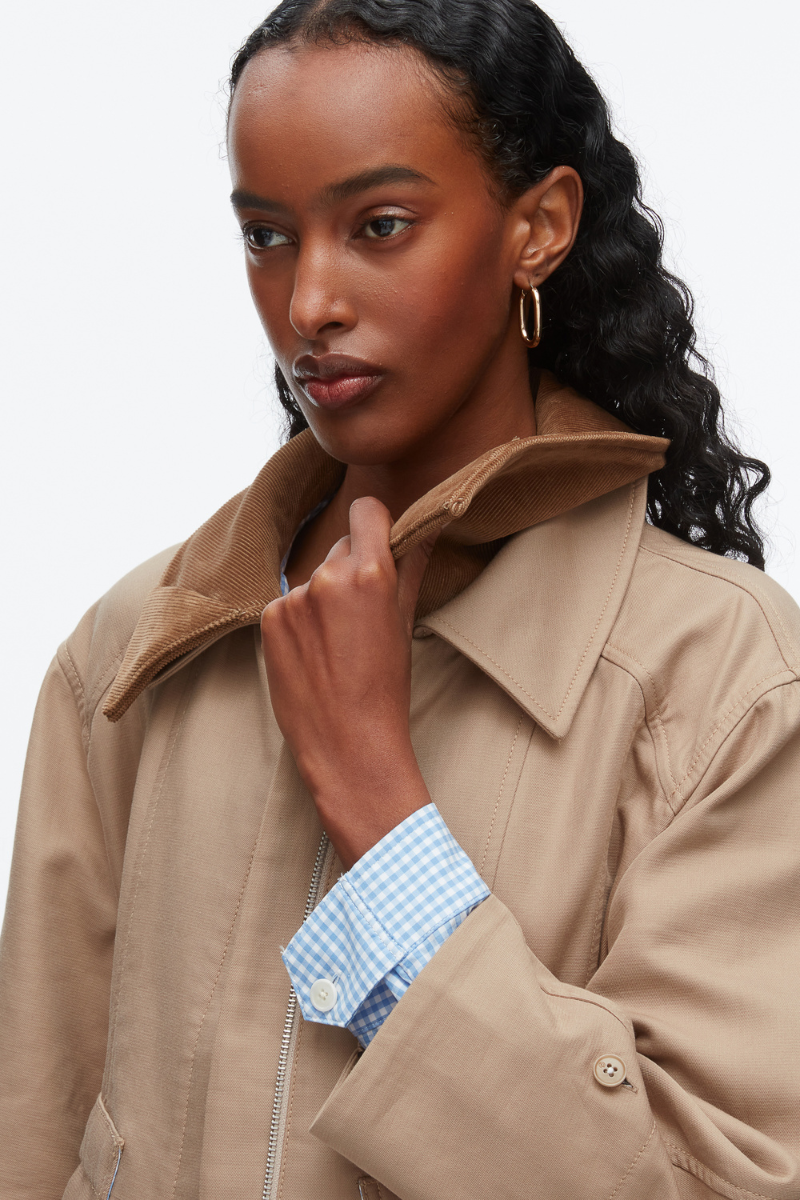 Cropped Flounce Barn Jacket-3.1 Phillip Lim-Boyds Philadelphia