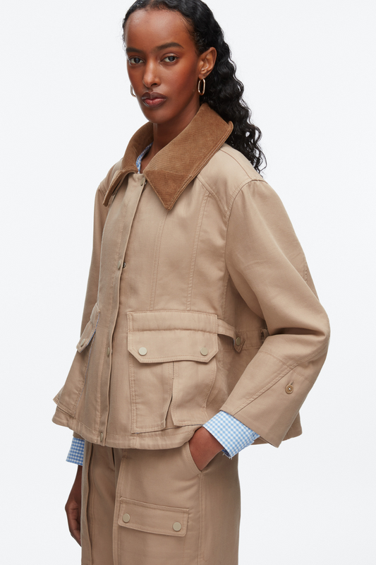 Cropped Flounce Barn Jacket-3.1 Phillip Lim-Boyds Philadelphia