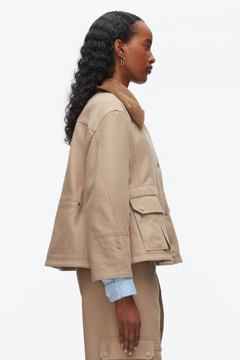Cropped Flounce Barn Jacket-3.1 Phillip Lim-Boyds Philadelphia