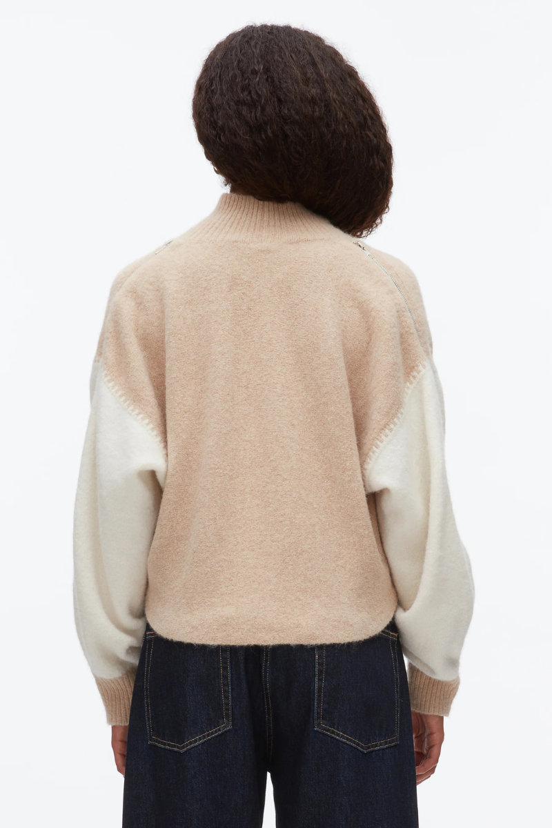 Colorblock Zip Sleeve Turtleneck-3.1 Phillip Lim-Boyds Philadelphia