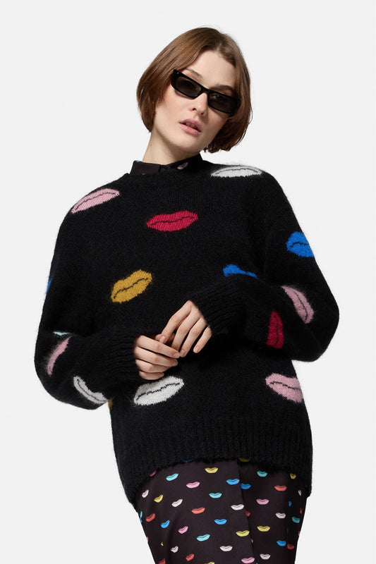 Lips Mohair Sweater-Fiorucci-Boyds Philadelphia