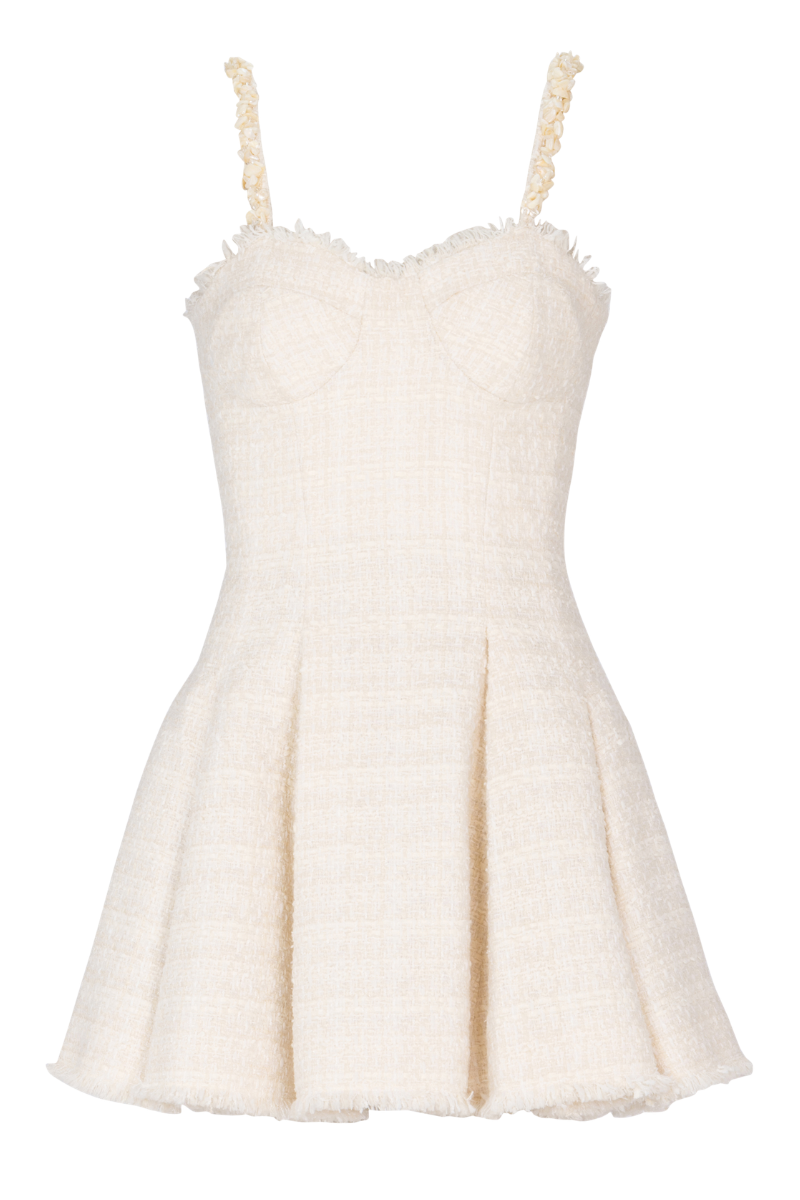 Tweed Shell Dress by Balmain