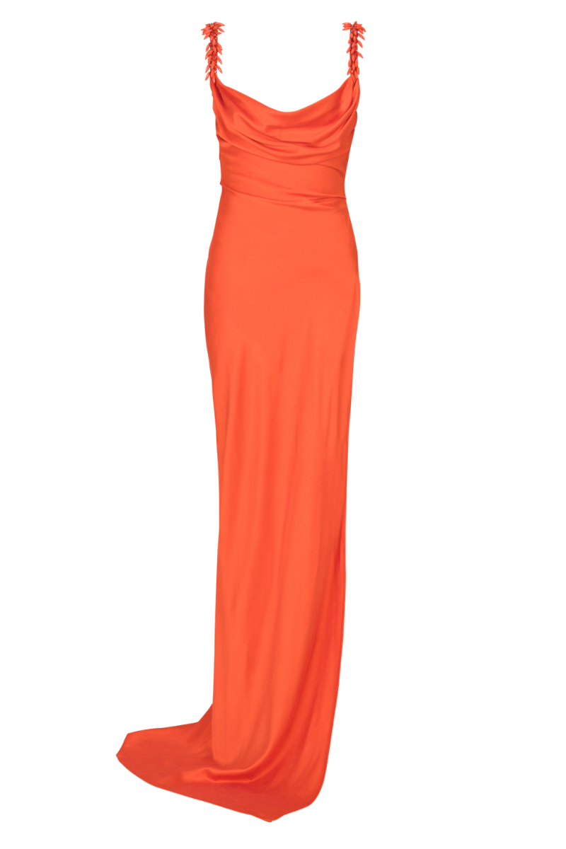 Embroidered Straps Dress by Balmain