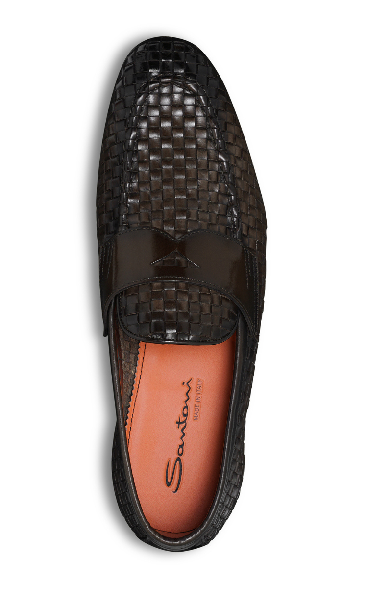 Gwendal Woven Loafers-Santoni-Boyds Philadelphia