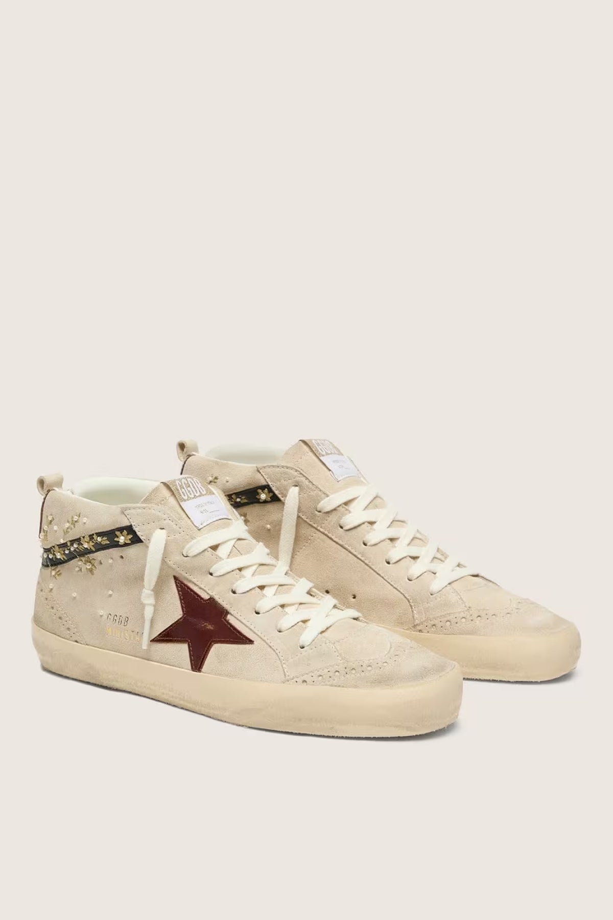 GOLDEN GOOSE MID START SUEDE SNEAKER-Golden Goose-Boyds Philadelphia