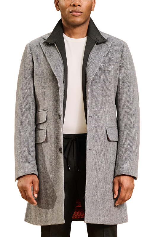 Grey Herringbone Overcoat-Gerald-Boyds Philadelphia