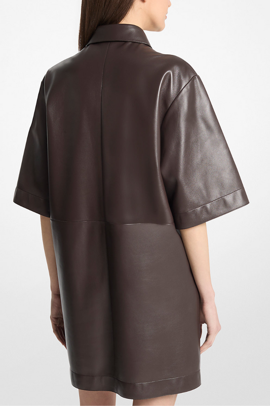Leather Shirt Dress-Michael Kors Collection-Boyds Philadelphia