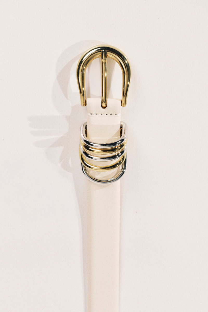 Hollyhock Mixed Metal Belt-Déhanche-Boyds Philadelphia