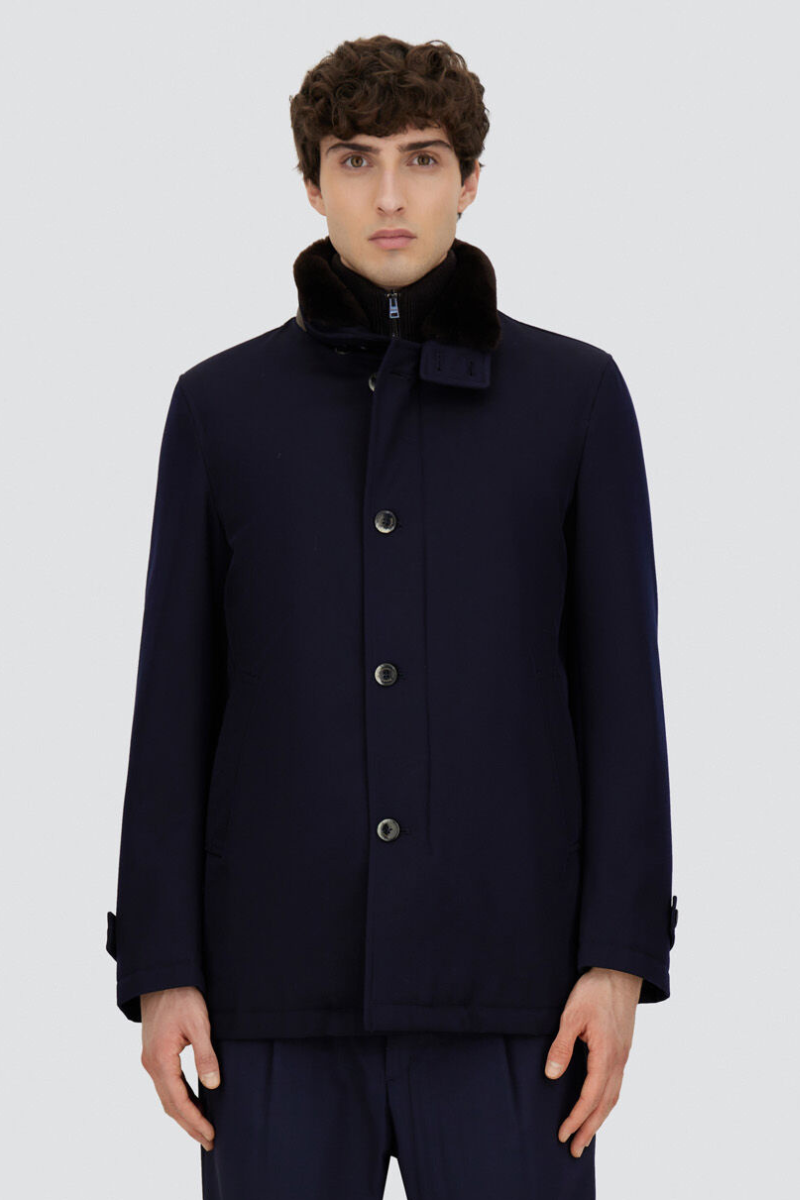 Diagonal Wool Carcoat-Herno-Boyds Philadelphia