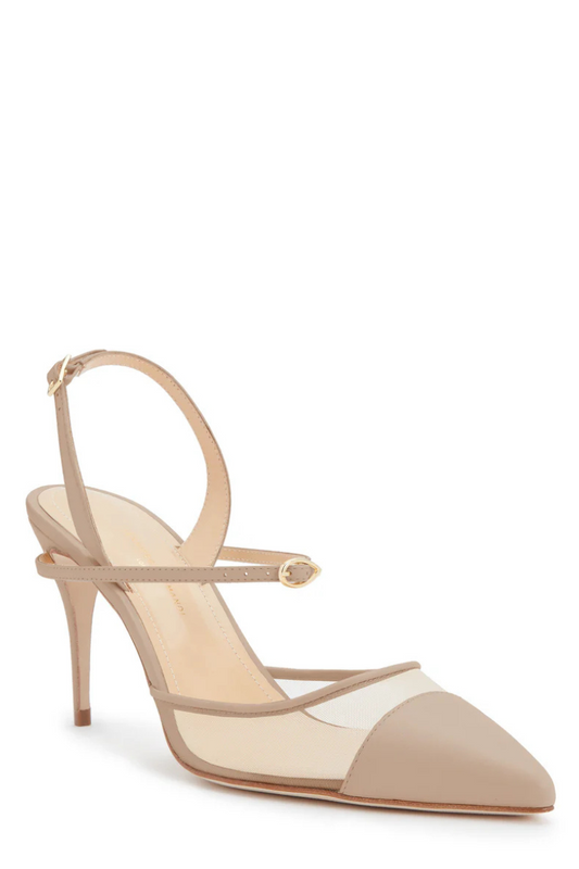 Vittorio 85 Mesh Slingback Pump-Jennifer Chamandi-Boyds Philadelphia
