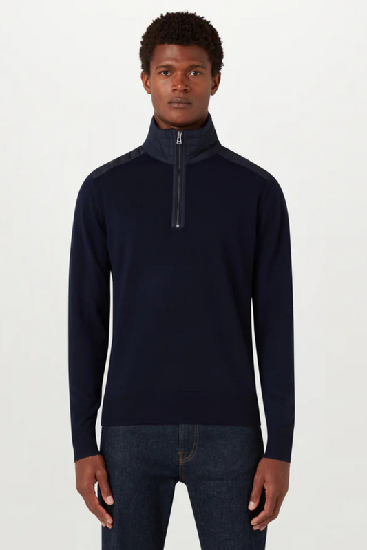 Kilmington Quarter-Zip Jumper-Belstaff-Boyds Philadelphia