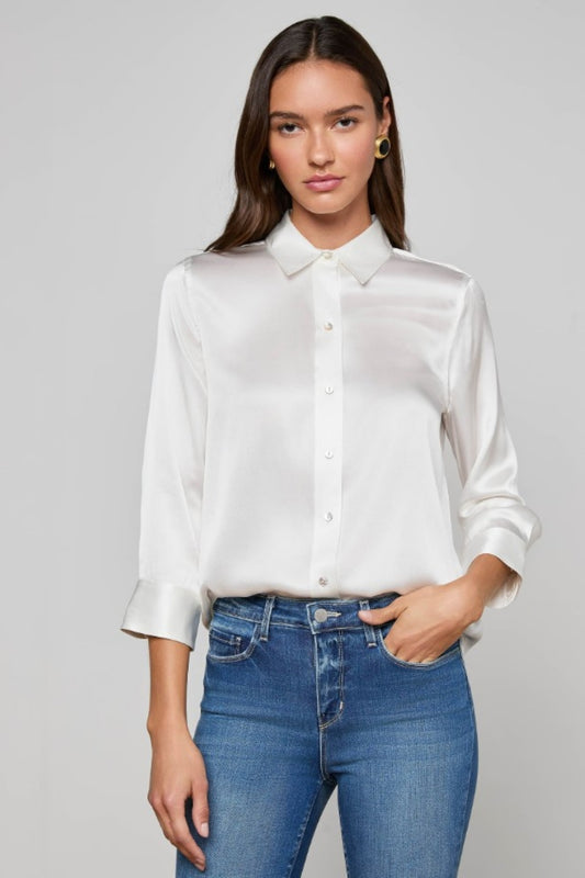 Dani Silk Blouse-L'AGENCE-Boyds Philadelphia