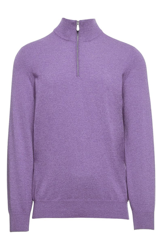 Cashmere Quarter Zip Sweater-Brunello Cucinelli-Boyds Philadelphia