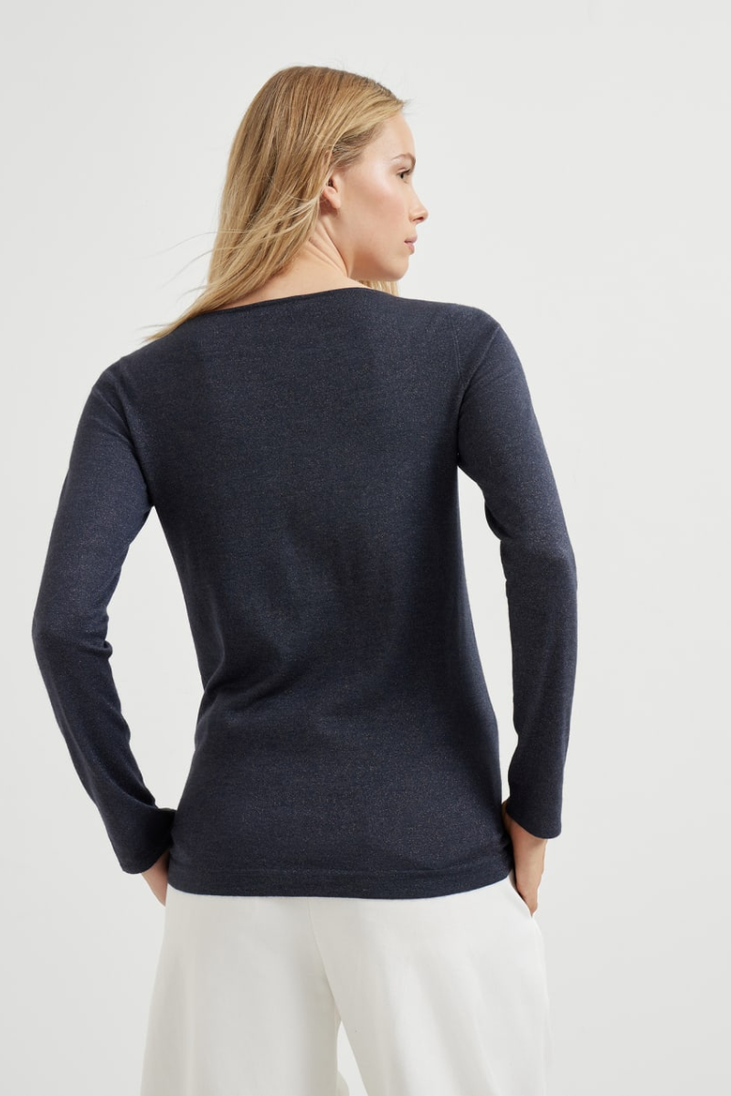 Sparkling Lightweight Sweater-Brunello Cucinelli-Boyds Philadelphia