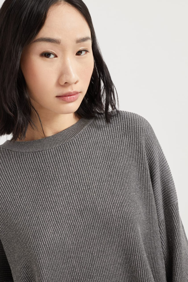 Sparkling Vanisé English Rib Sweater