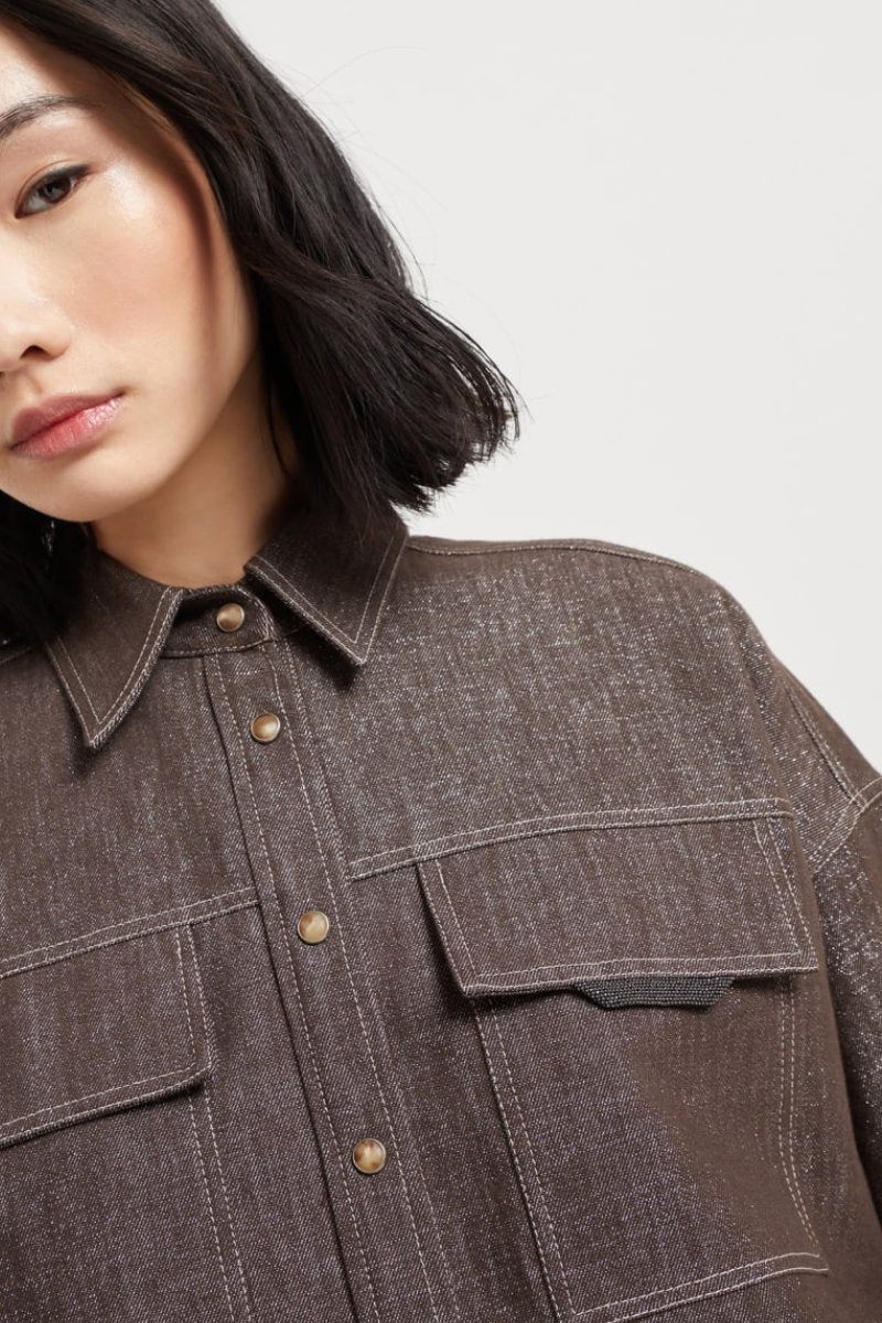Sparkling Denim Shirt