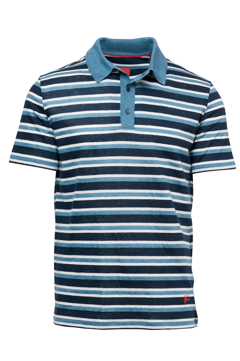 Striped Polo-ISAIA-Boyds Philadelphia