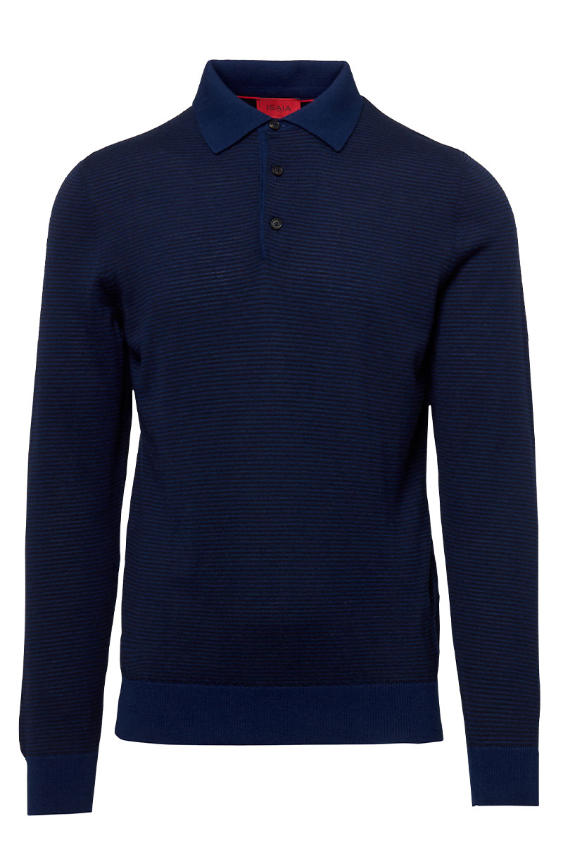 Striped Polo-ISAIA-Boyds Philadelphia