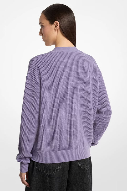 Ribbed Cashmere Cardigan-Michael Kors Collection-Boyds Philadelphia