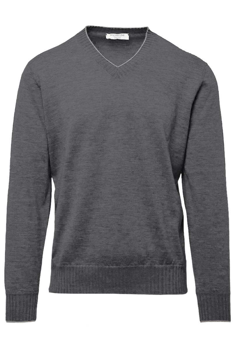 Duvet Cashmere V-Neck-Fioroni-Boyds Philadelphia