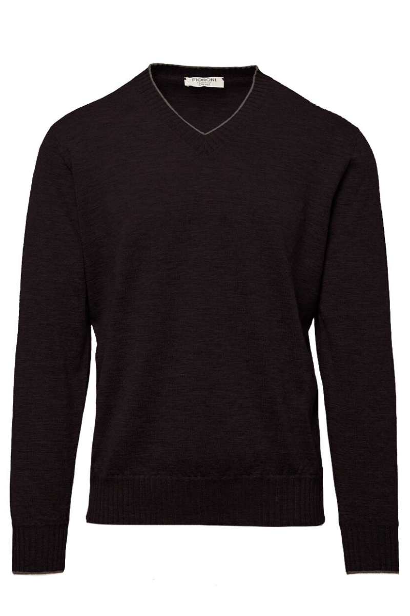 Duvet Cashmere V-Neck-Fioroni-Boyds Philadelphia