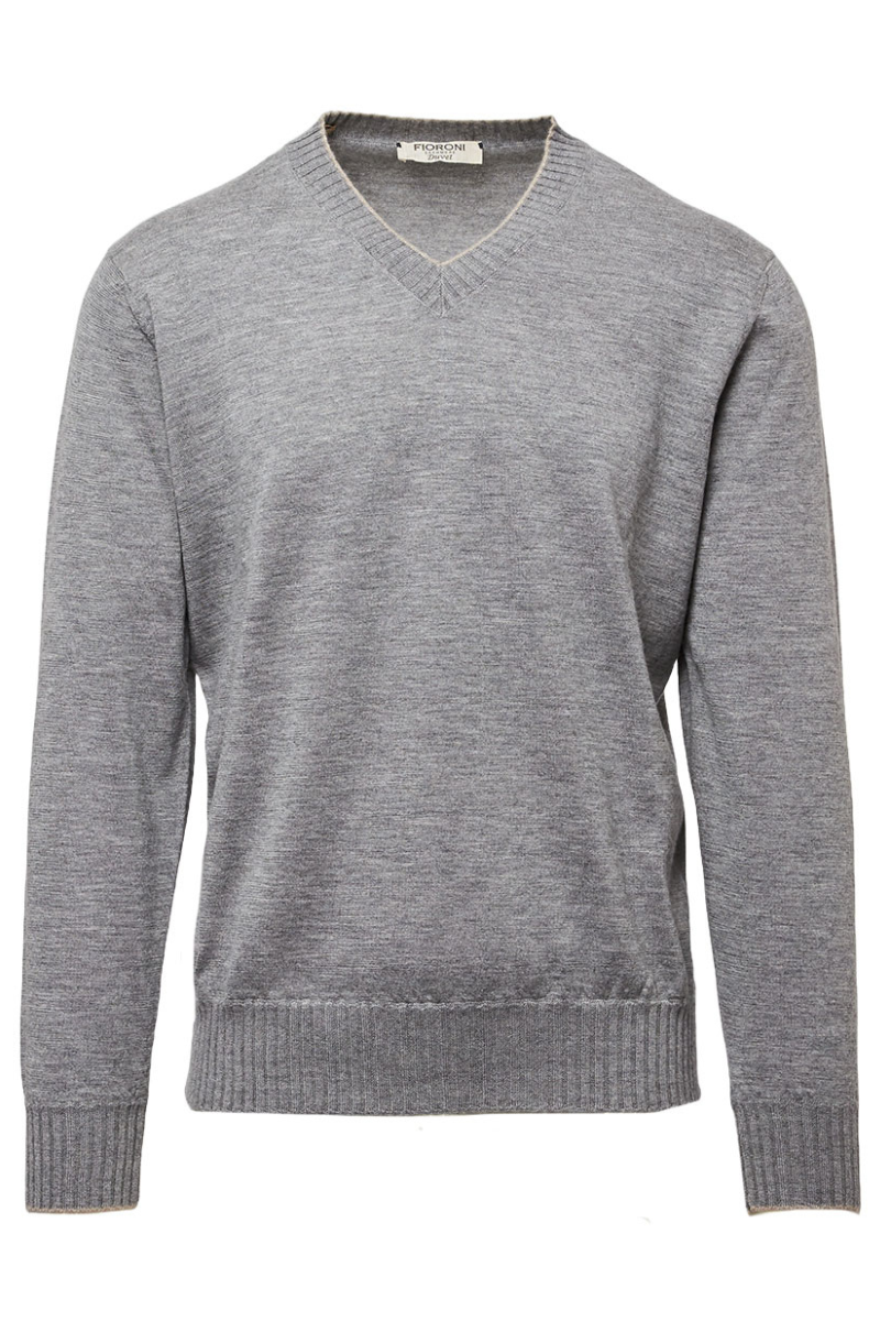 Duvet Cashmere V-Neck-Fioroni-Boyds Philadelphia