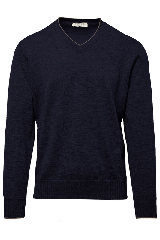 Duvet Cashmere V-Neck-Fioroni-Boyds Philadelphia