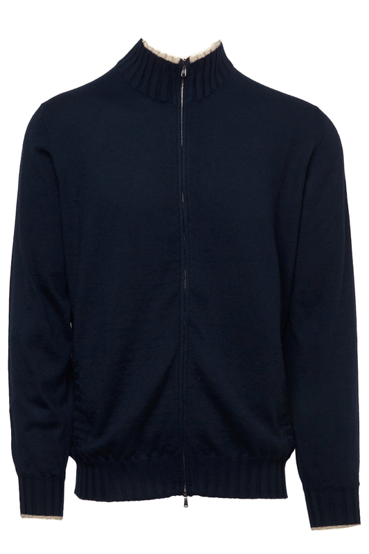 Duvet Cashmere Zip Sweater-Fioroni-Boyds Philadelphia