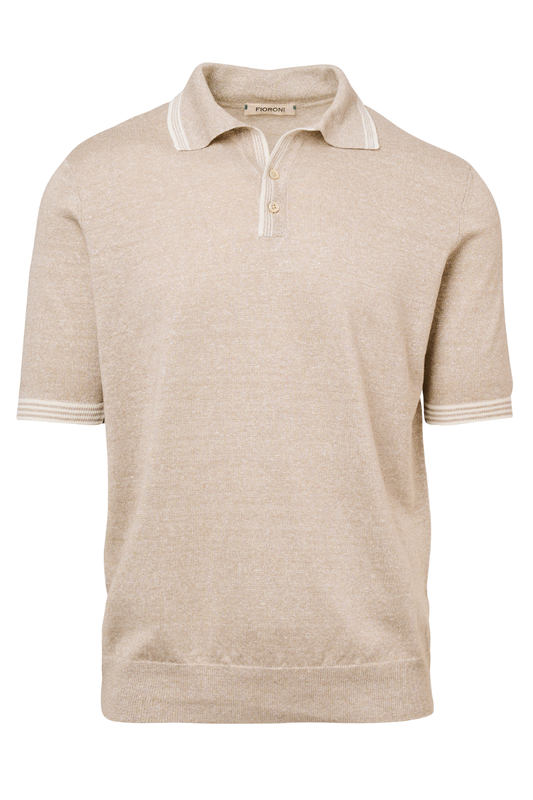 Tipped Short Sleeve Polo-Fioroni-Boyds Philadelphia