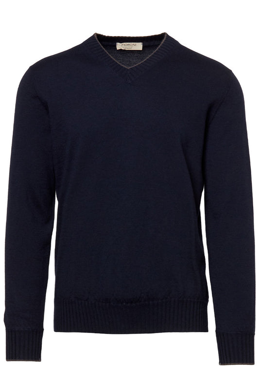 Duvet Cashmere V-Neck Sweater-Fioroni-Boyds Philadelphia