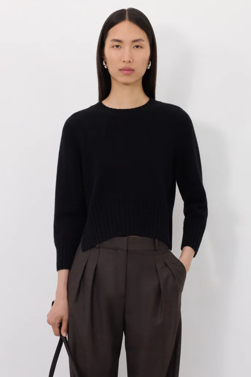 Mora Cropped Cashmere Sweater-Loulou de Saison-Boyds Philadelphia