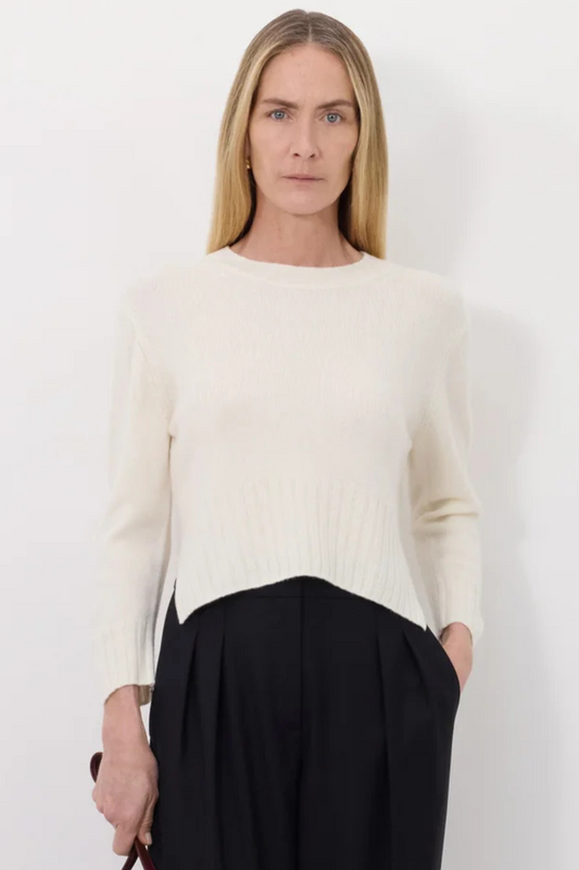 Mora Cropped Cashmere Sweater-Loulou de Saison-Boyds Philadelphia