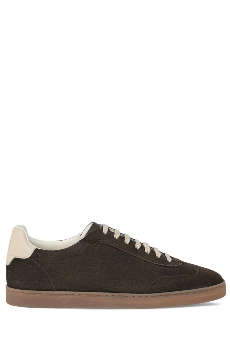 Washed Suede Sneakers-Brunello Cucinelli-Boyds Philadelphia
