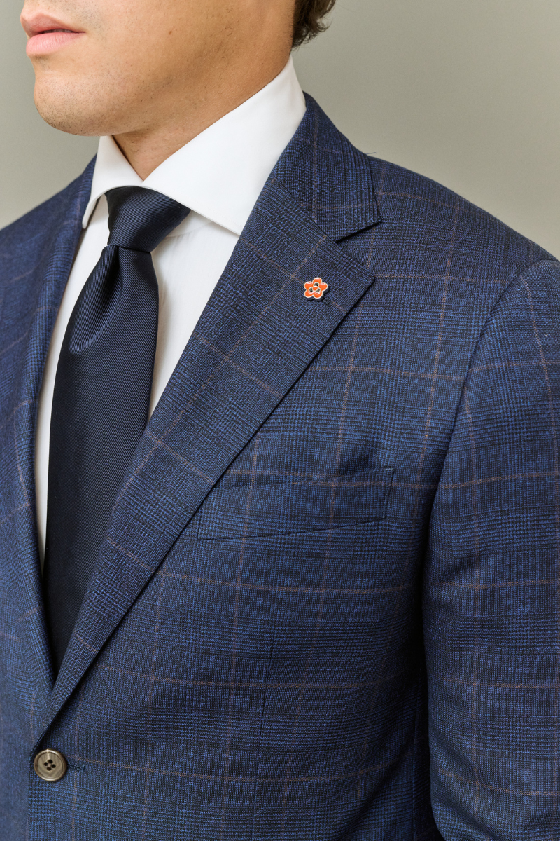 Navy Plaid Suit-Gerald-Boyds Philadelphia