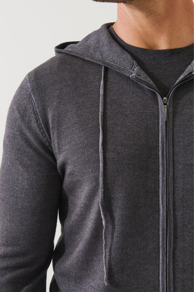 Extra-Fine Merino Vintage Wash Hoodie-Patrick Assaraf-Boyds Philadelphia
