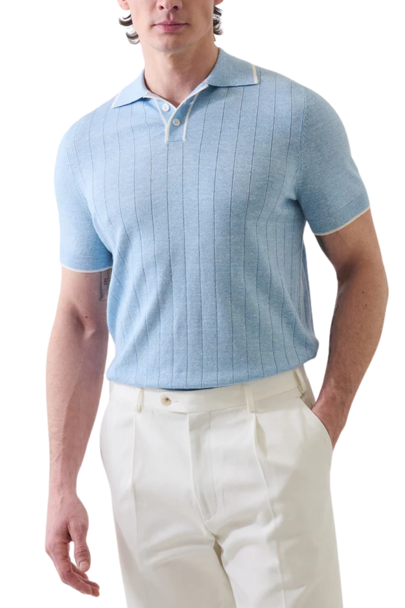 Drop Needle Polo by Patrick Assaraf