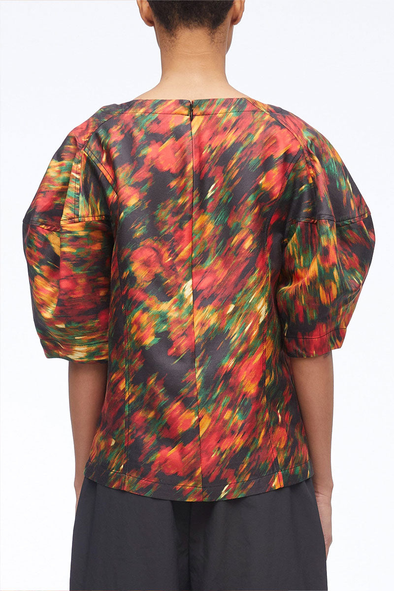 Flowers In Motion Cotton Canvas Top-3.1 Phillip Lim-Boyds Philadelphia