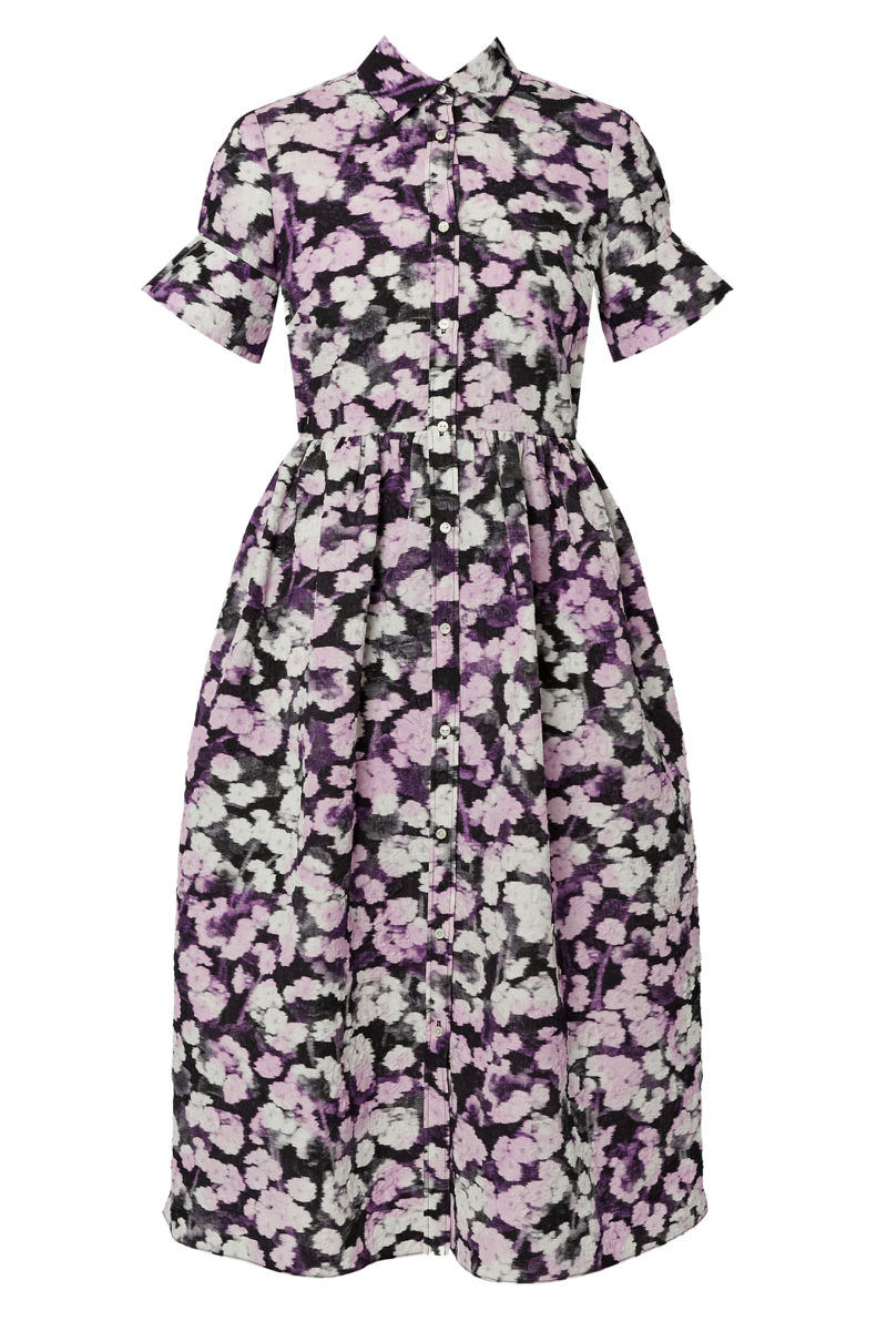 lilad shirt dress Lee Mathews - Lilac Lola Shirt Dress