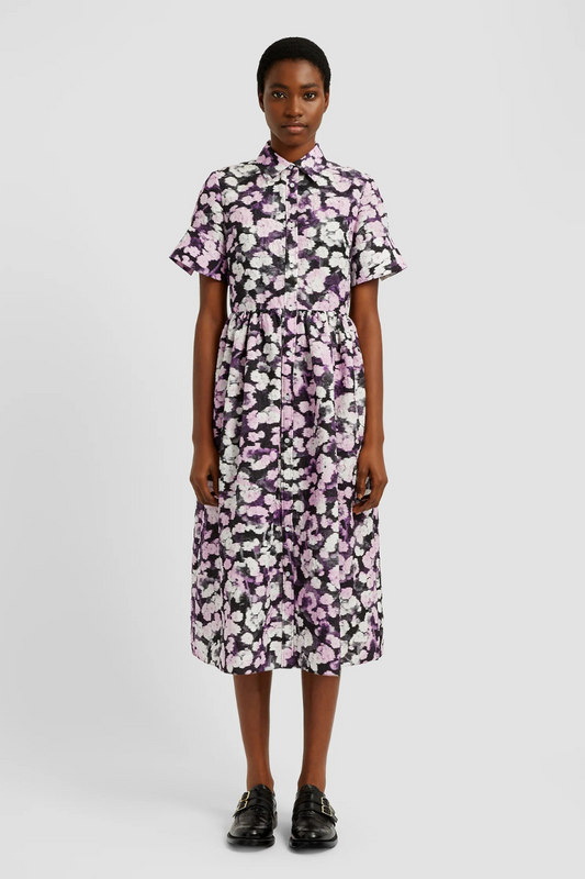 Havelock Blossom Shirt Dress-ERDEM-Boyds Philadelphia